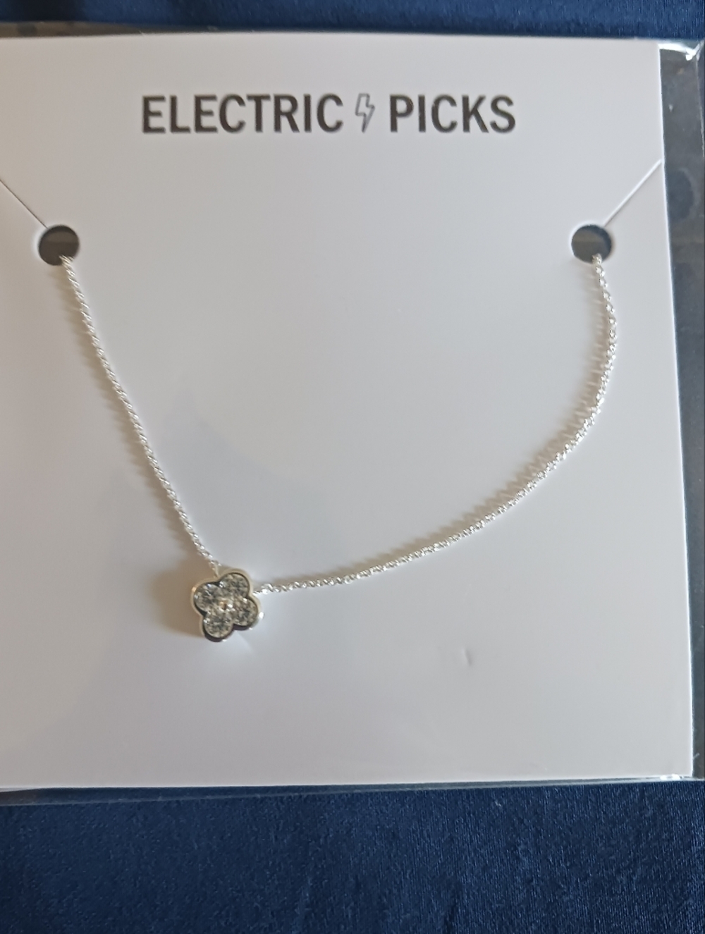 Electric Picks Silver Camilla Necklace | New